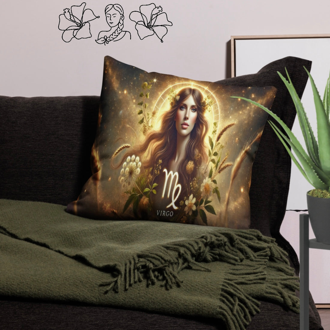 Virgo ‘Muse’ -  Euro Pillowcase