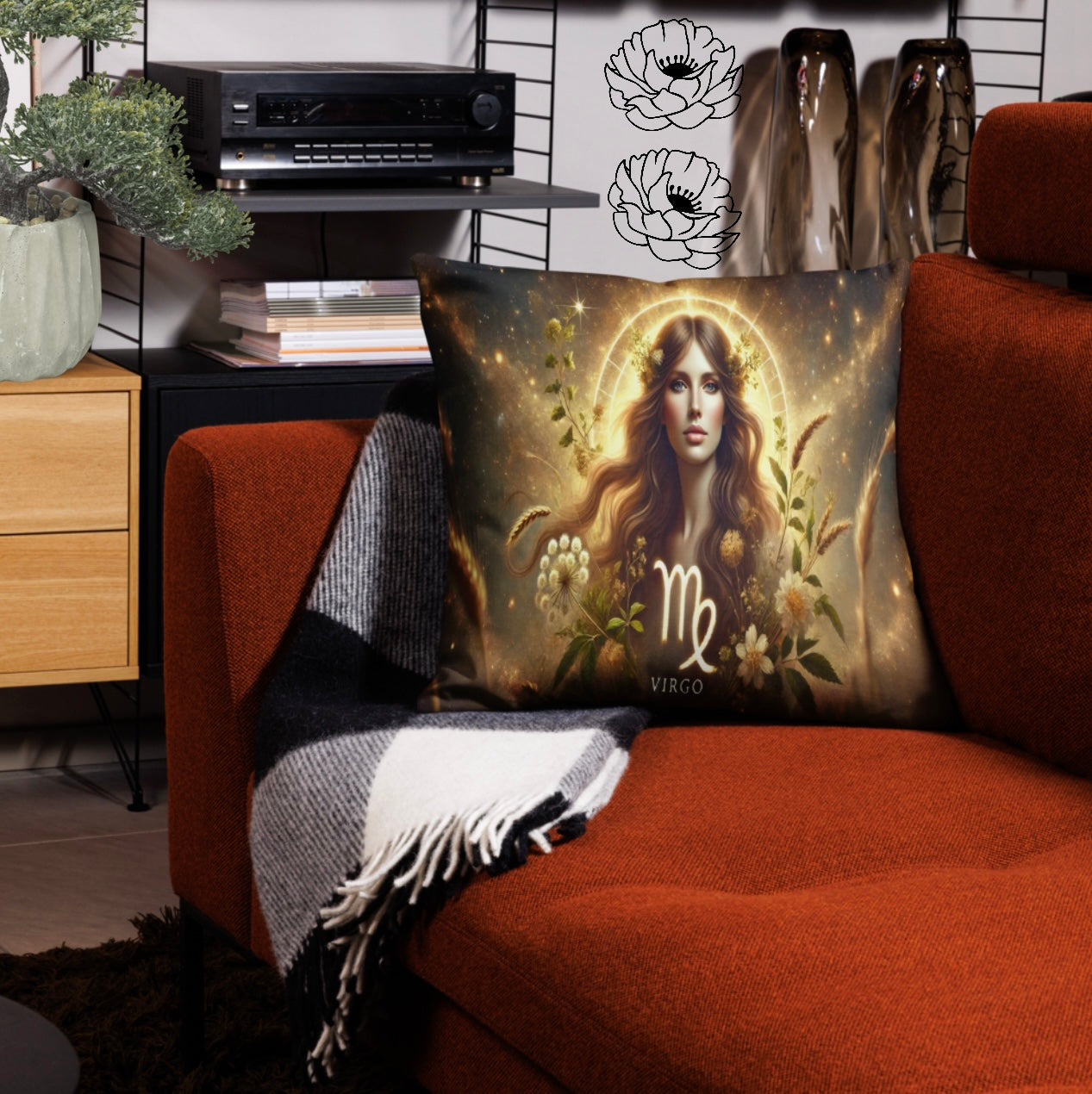 Virgo ‘Muse’ -  Euro Pillowcase