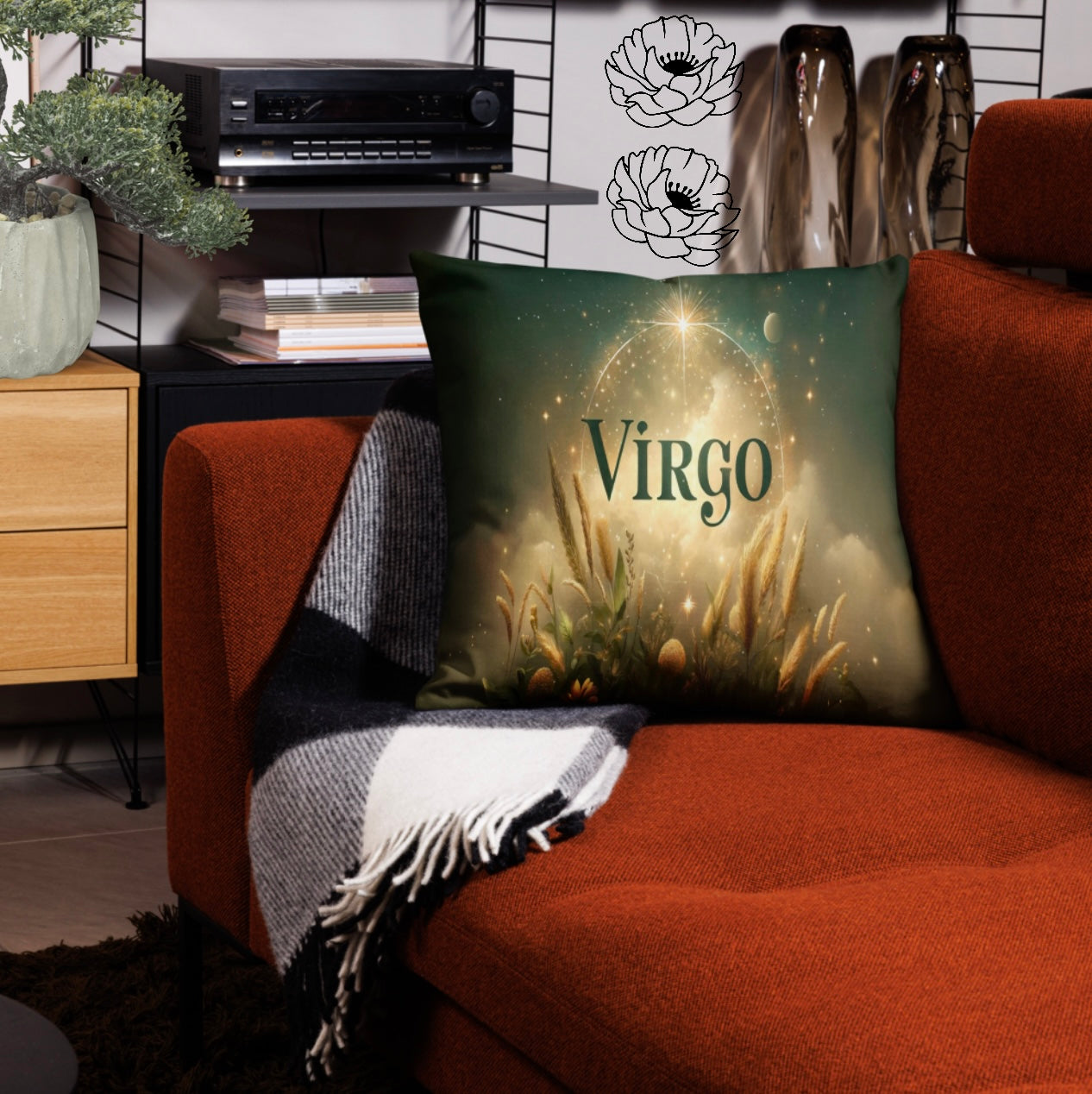 Virgo ‘Muse’ -  Euro Pillowcase