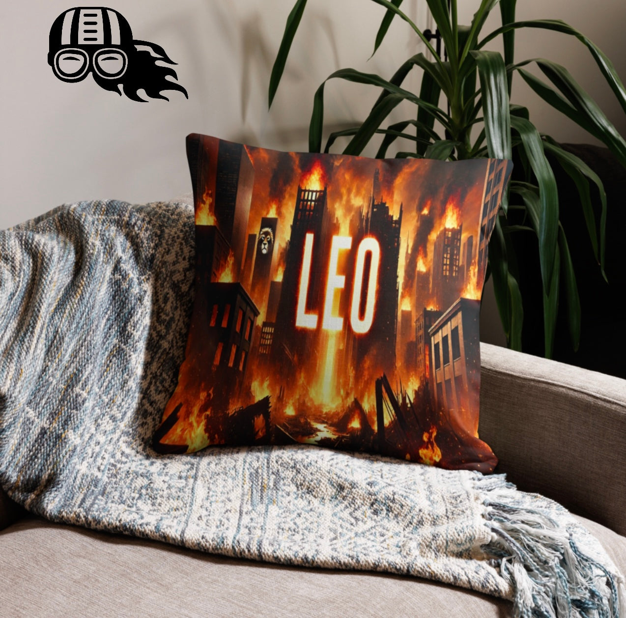 Leo ‘Heat Wave’ - Euro Pillowcase