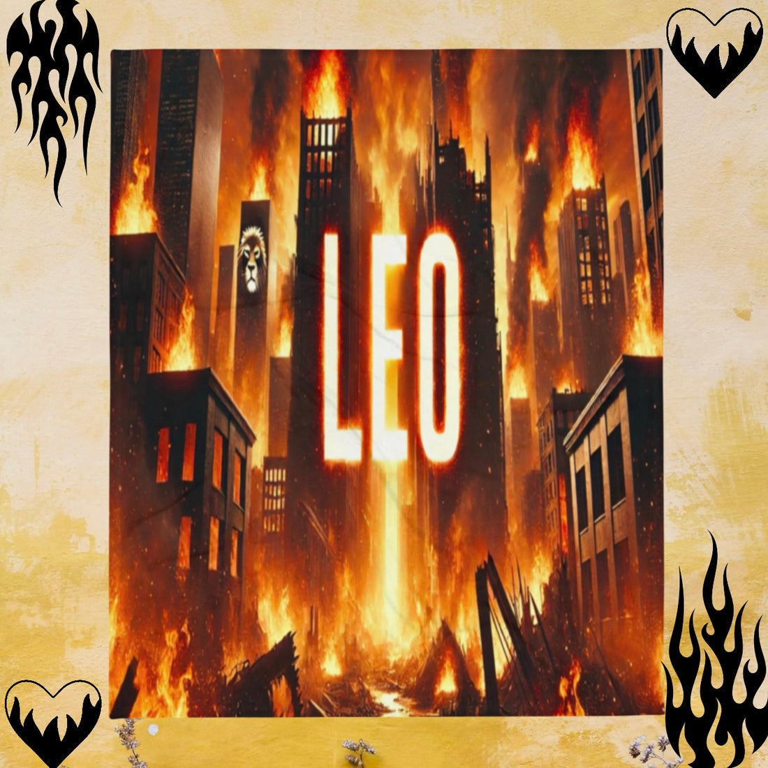 Leo ‘Throne of Embers’ - Blanket