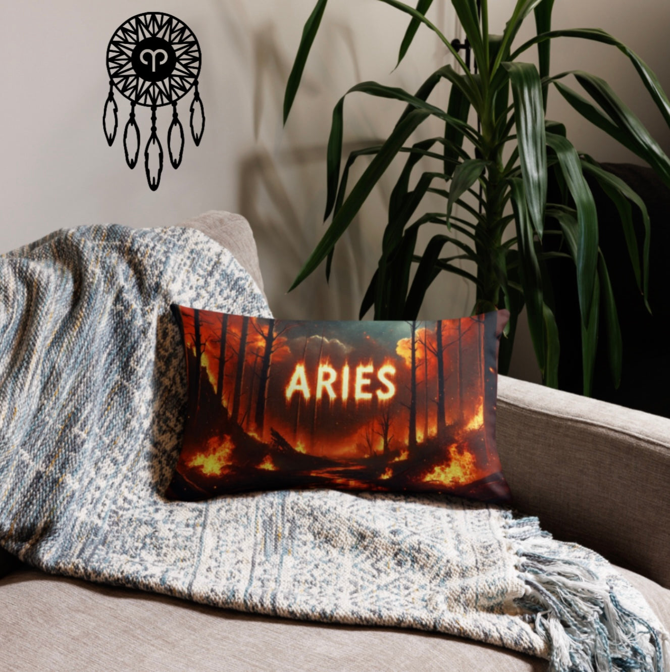 Aries ‘Wild Fire’ - Pillowcase