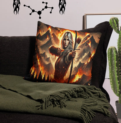 Sagittarius ‘Storm Fire’ -  Euro Pillowcase