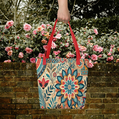 Botanical Mandala Print - Tote Bag