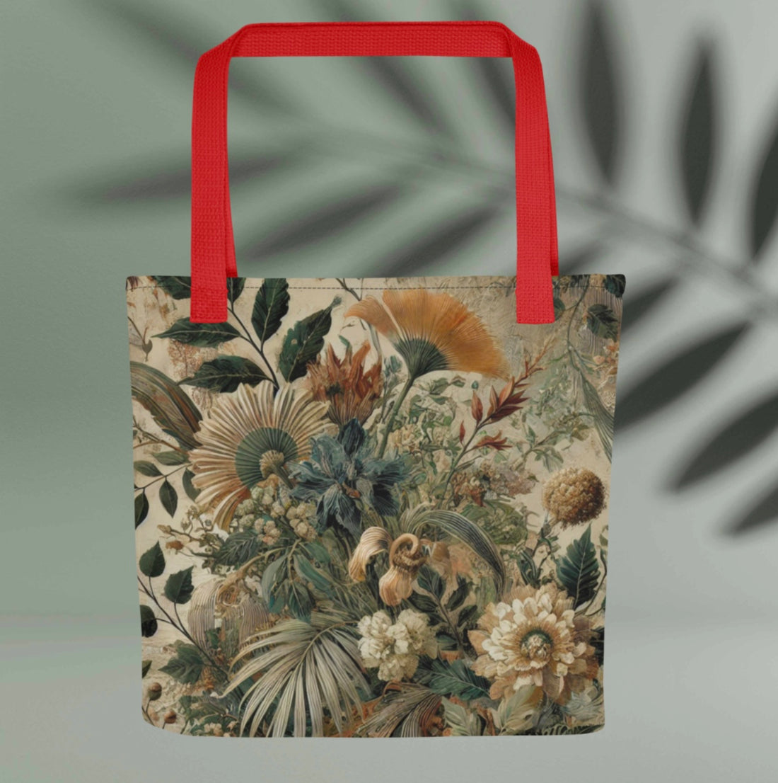 Earthy Floral Print - Tote bag