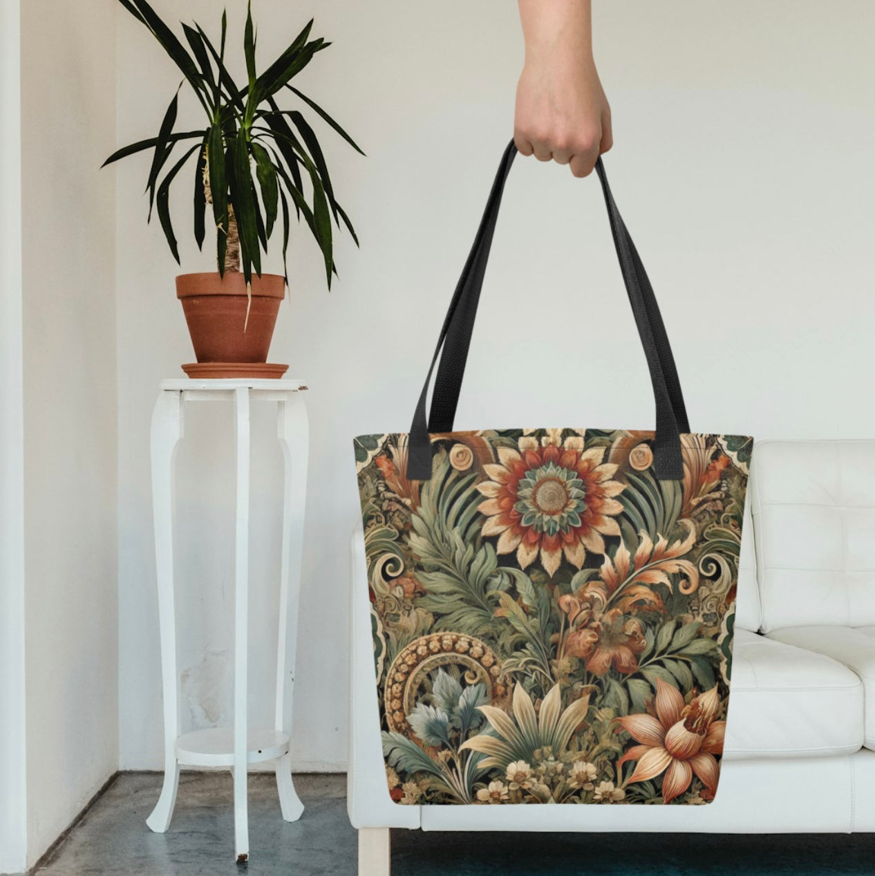 Bohemian Mandala Print - Tote bag
