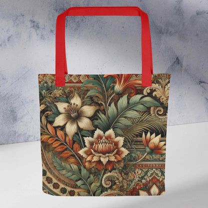Eclectic Floral Print - Tote bag