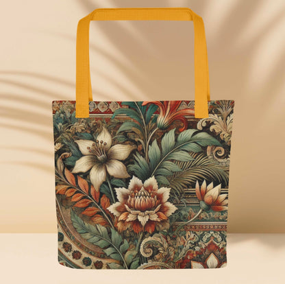 Eclectic Floral Print - Tote bag