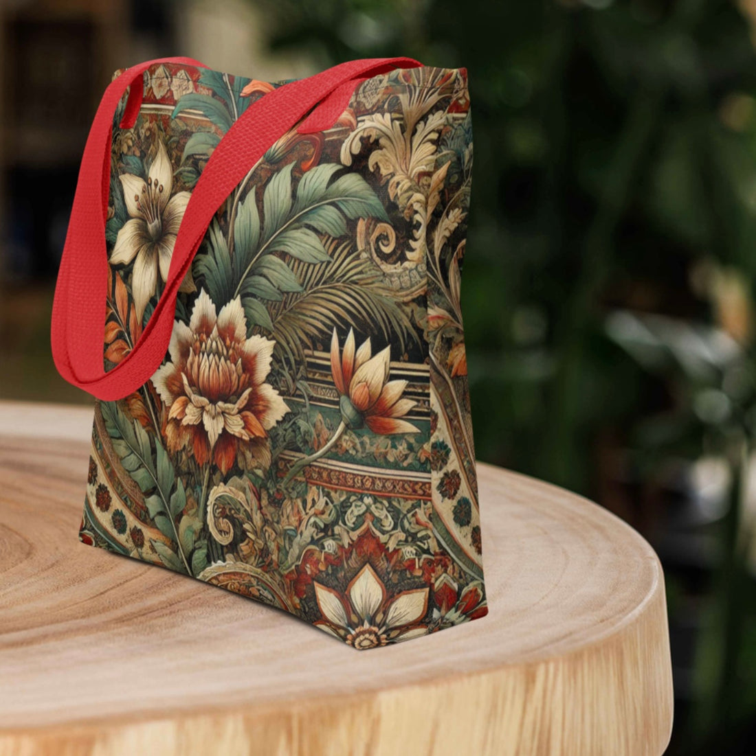 Eclectic Floral Print - Tote bag