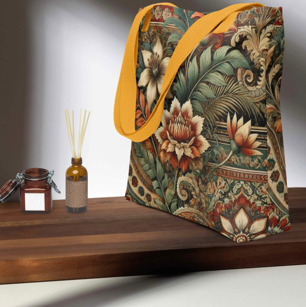 Eclectic Floral Print - Tote bag