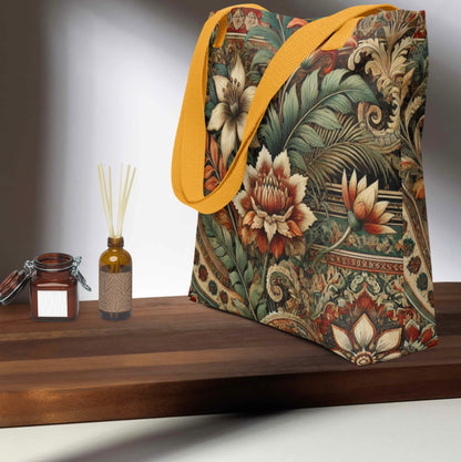 Eclectic Floral Print - Tote bag