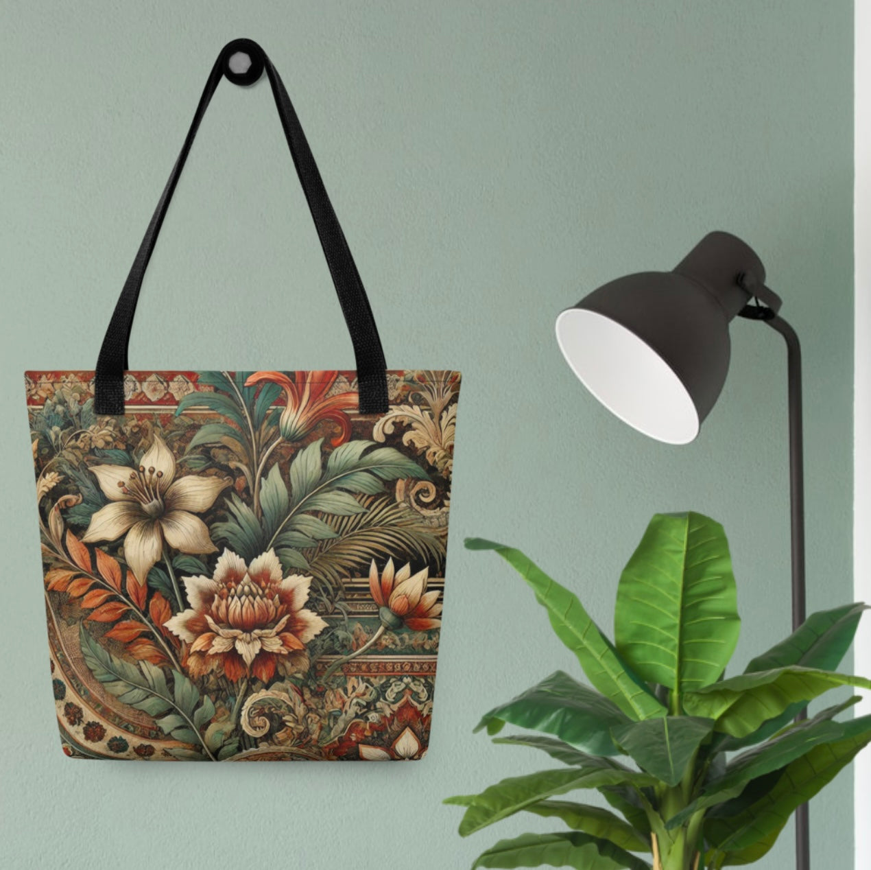 Eclectic Floral Print - Tote bag