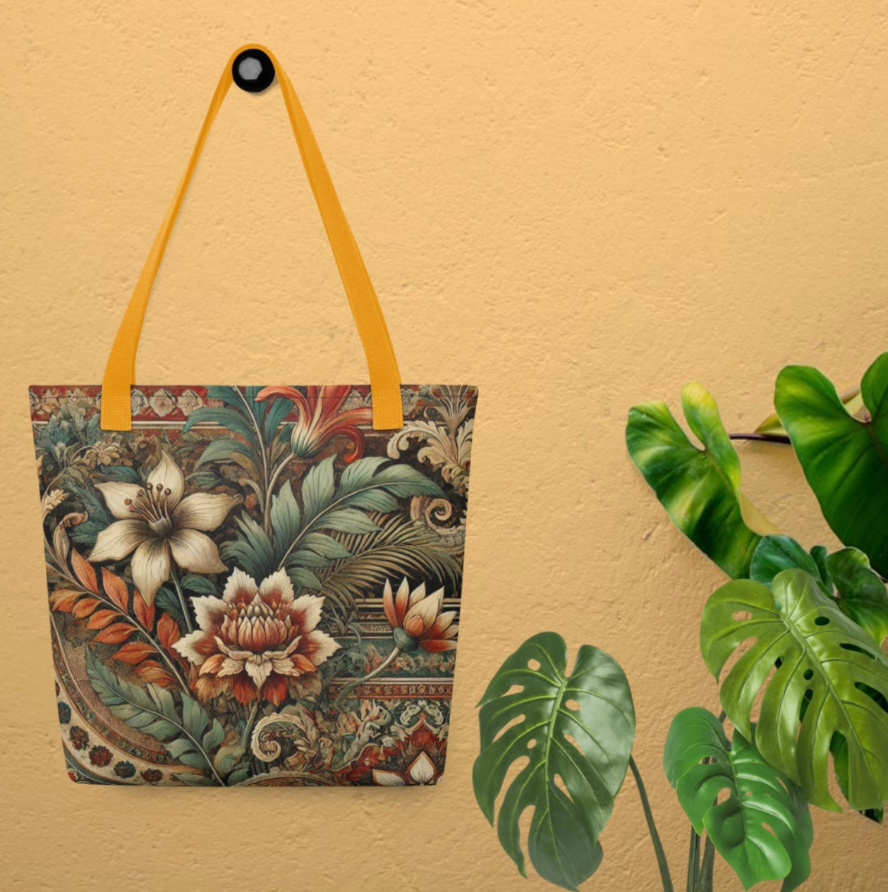 Eclectic Floral Print - Tote bag