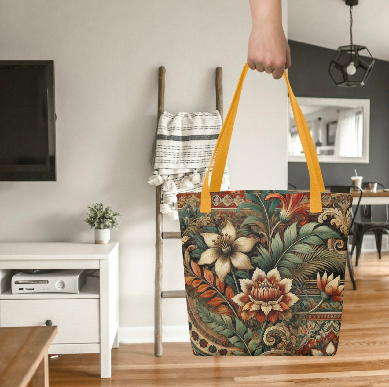 Eclectic Floral Print - Tote bag