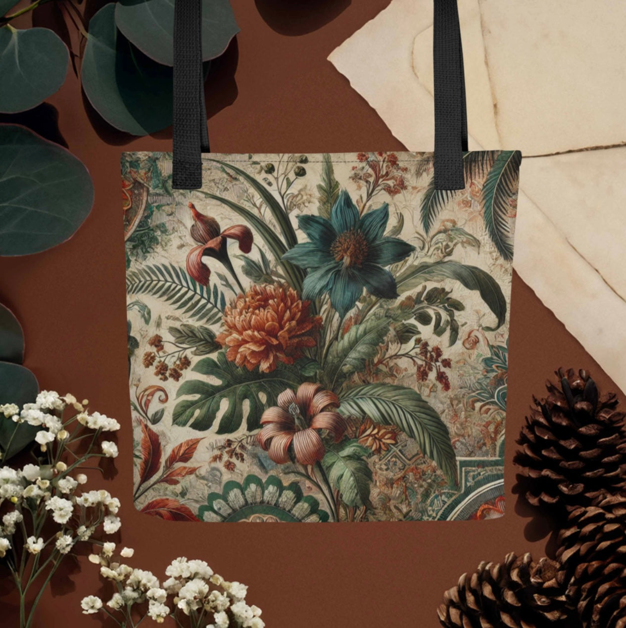 Divine Botanic Print - Tote bag