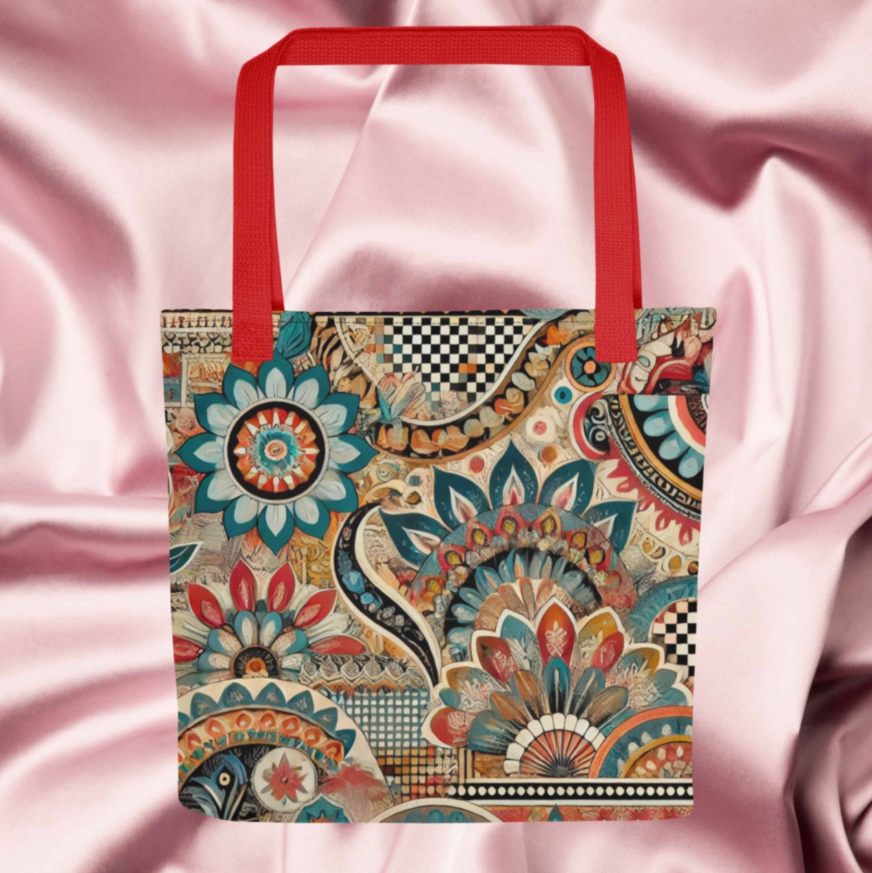 Aztec Mandala Print - Tote bag
