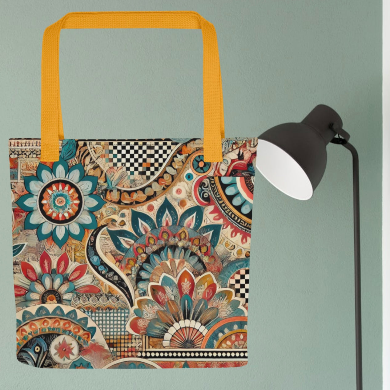 Aztec Mandala Print - Tote bag