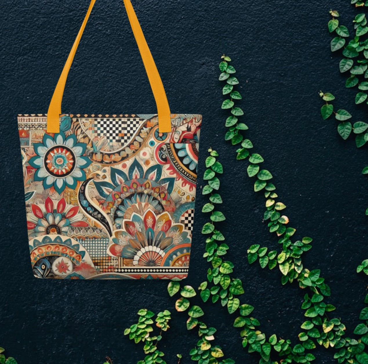 Aztec Mandala Print - Tote bag
