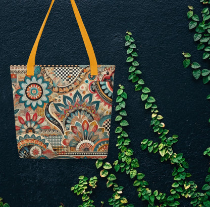 Aztec Mandala Print - Tote bag