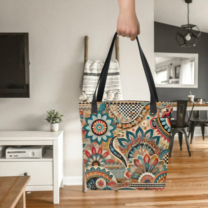 Aztec Mandala Print - Tote bag