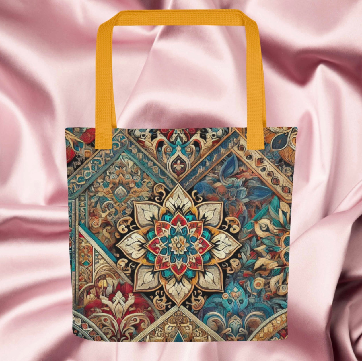 Vibrant Mandala - Tote bag