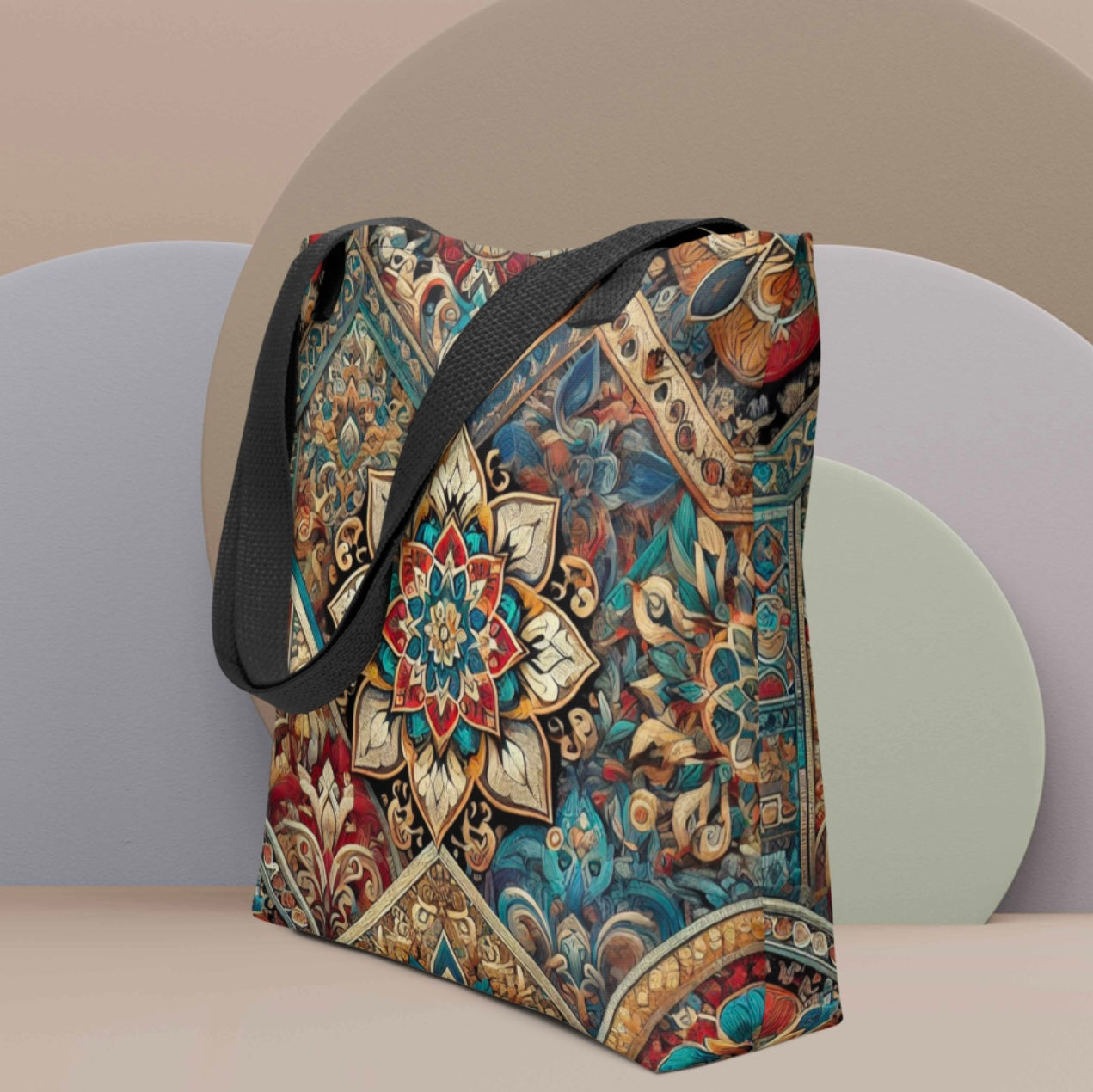 Vibrant Mandala - Tote bag
