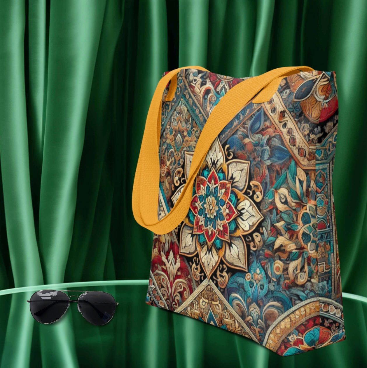 Vibrant Mandala - Tote bag