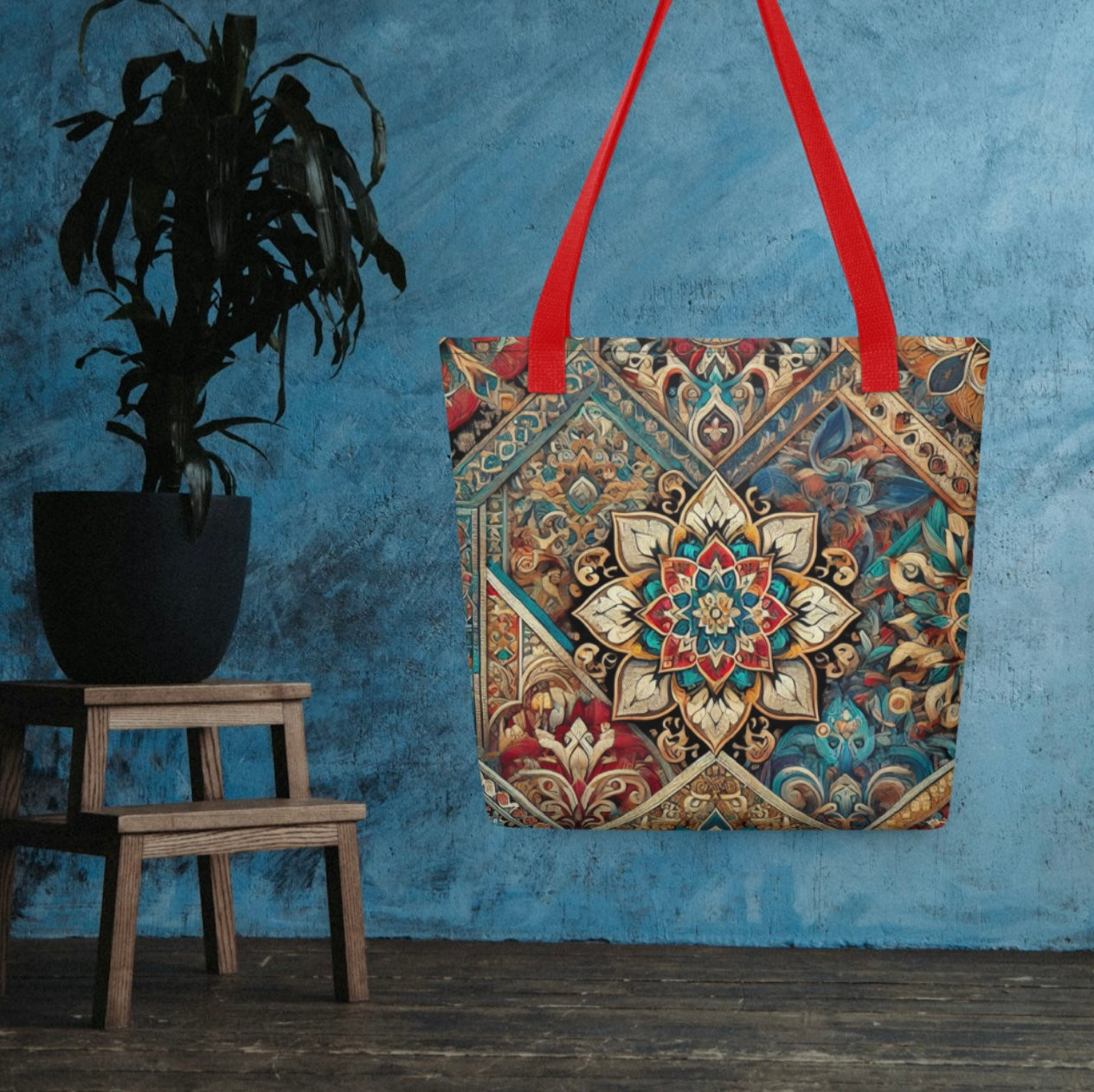 Vibrant Mandala - Tote bag