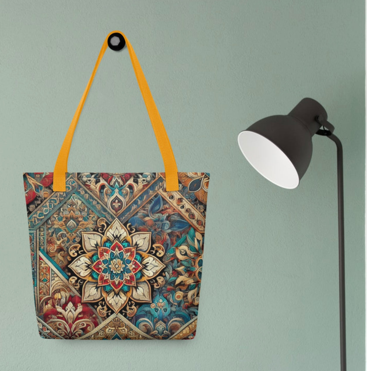 Vibrant Mandala - Tote bag