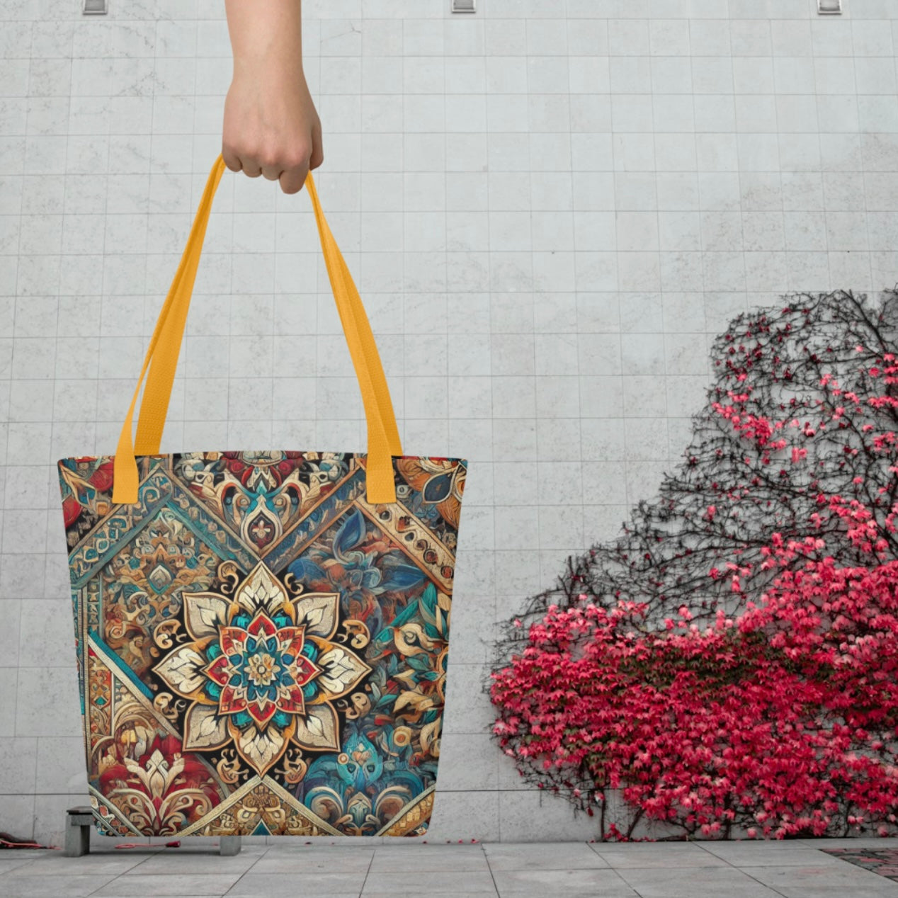 Vibrant Mandala - Tote bag