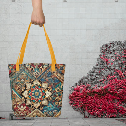 Vibrant Mandala - Tote bag