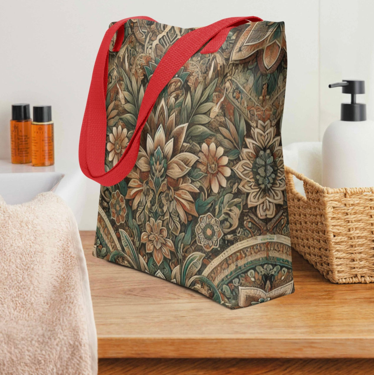 Aztec Earthy Print - Tote bag