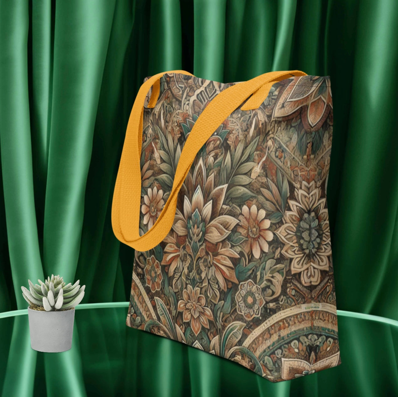 Aztec Earthy Print - Tote bag