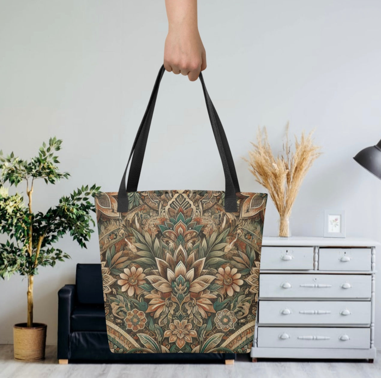 Aztec Earthy Print - Tote bag