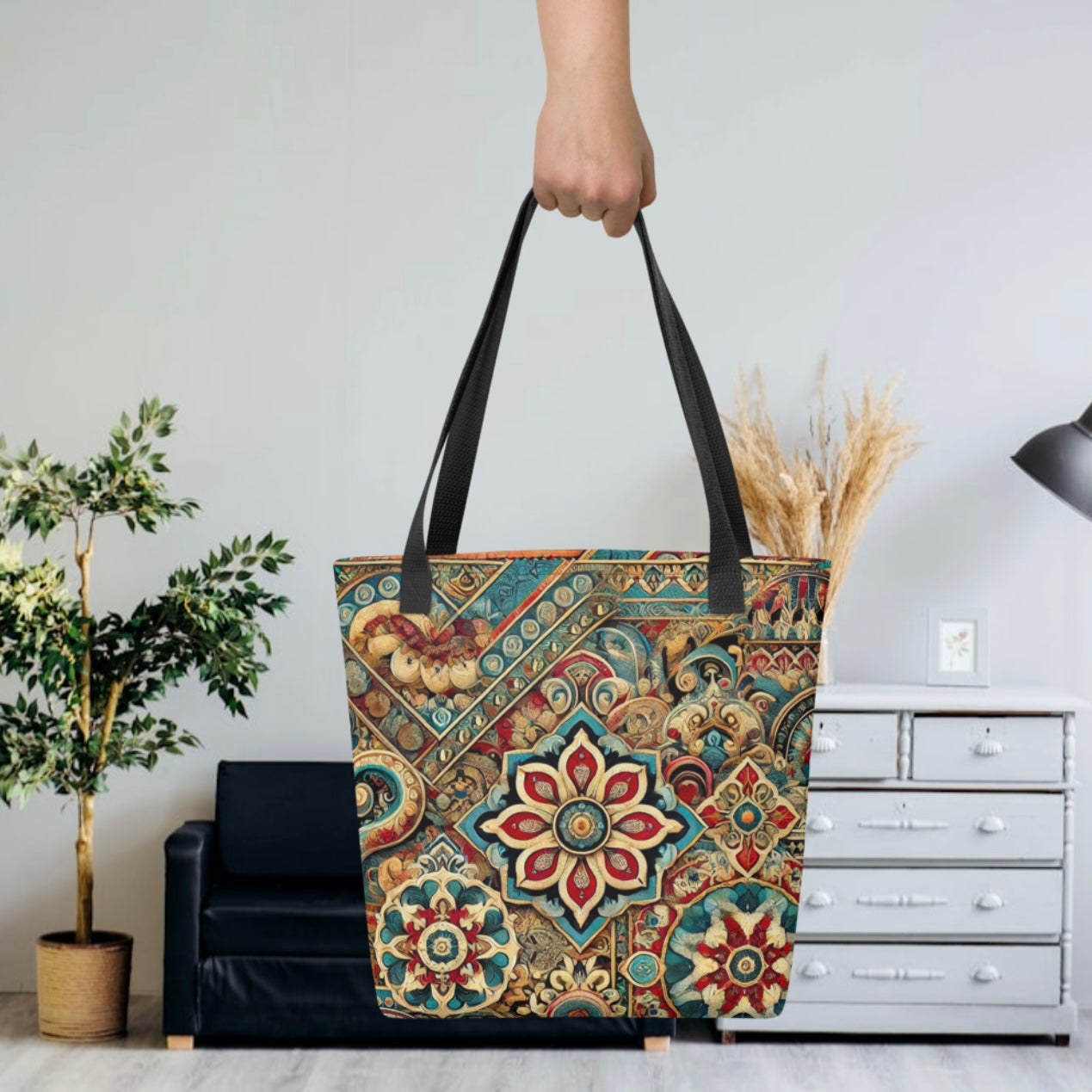 Magic Mandala Print - Tote bag