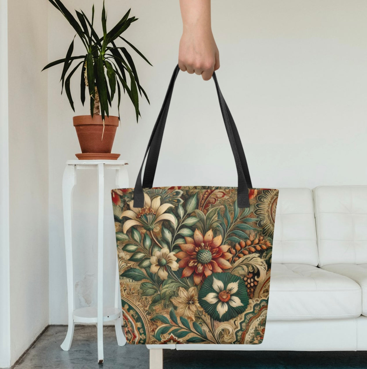 Flowering Mandala - Tote bag
