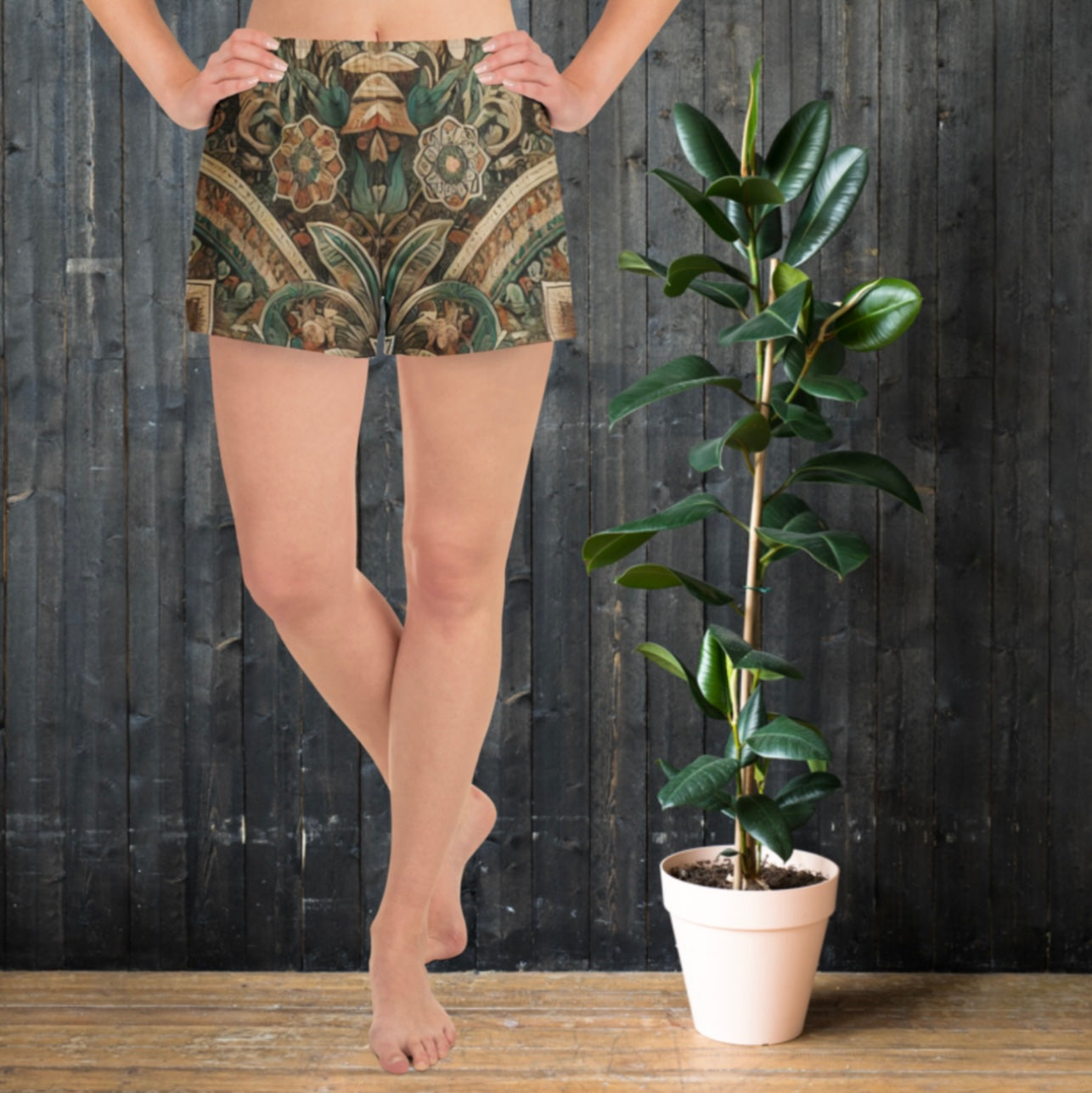 Verdant Relic - Women’s Athletic Shorts