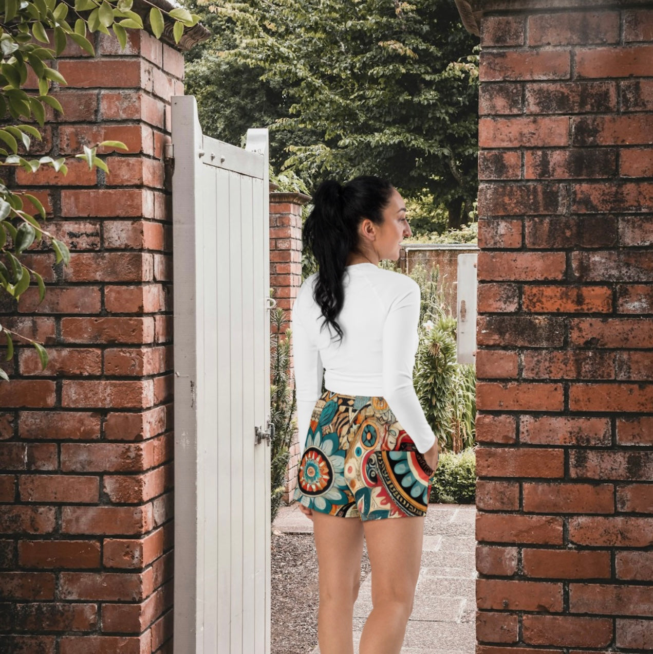 Iron Mandala - Women’s Athletic Shorts