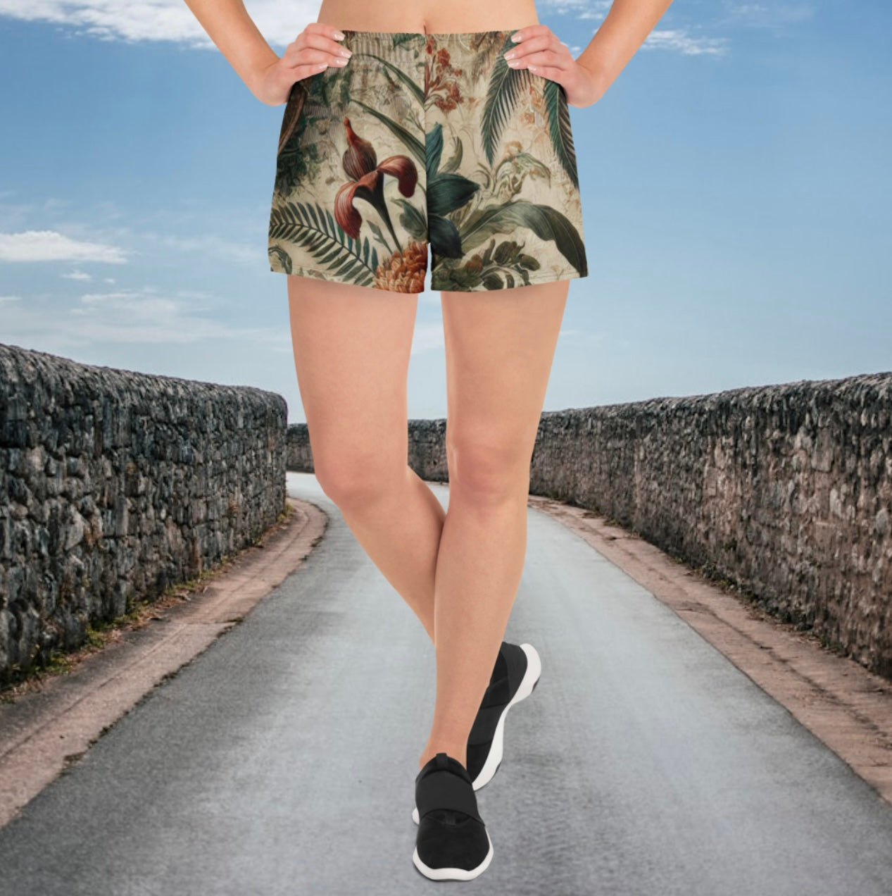 Stone Blood - Women’s Athletic Shorts