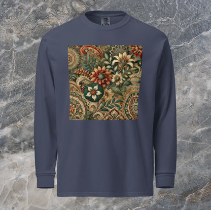 Baroque Bloom -  Women’s Heavyweight Long Sleeve Tee