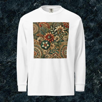 Baroque Bloom -  Women’s Heavyweight Long Sleeve Tee