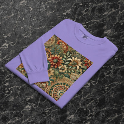Baroque Bloom -  Women’s Heavyweight Long Sleeve Tee