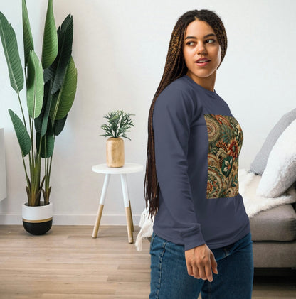 Baroque Bloom -  Women’s Heavyweight Long Sleeve Tee