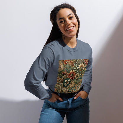 Baroque Bloom -  Women’s Heavyweight Long Sleeve Tee