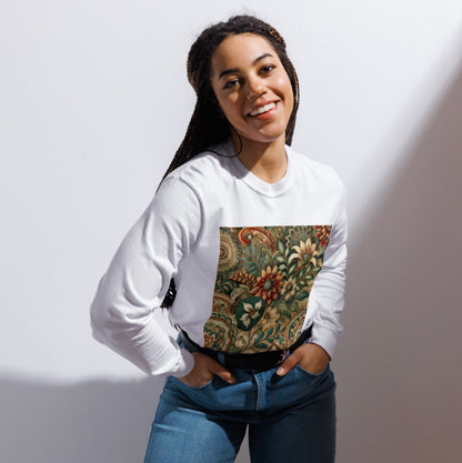 Baroque Bloom -  Women’s Heavyweight Long Sleeve Tee