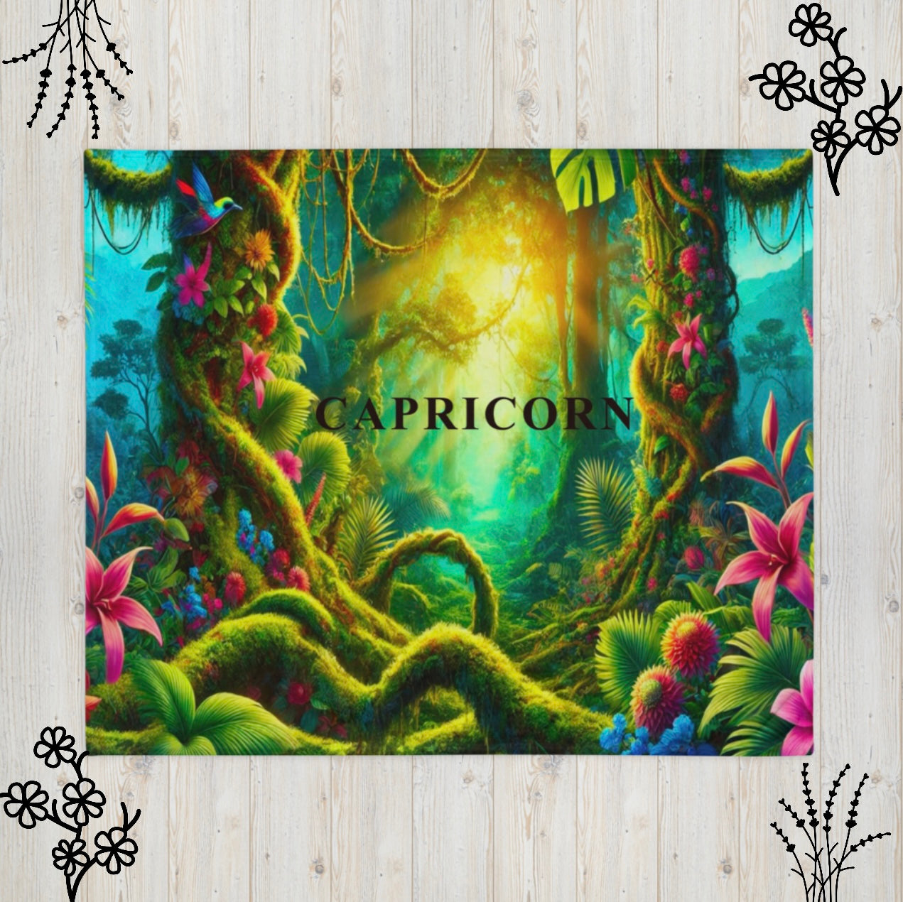 Capricorn ‘Bloom Keeper’ - Blanket