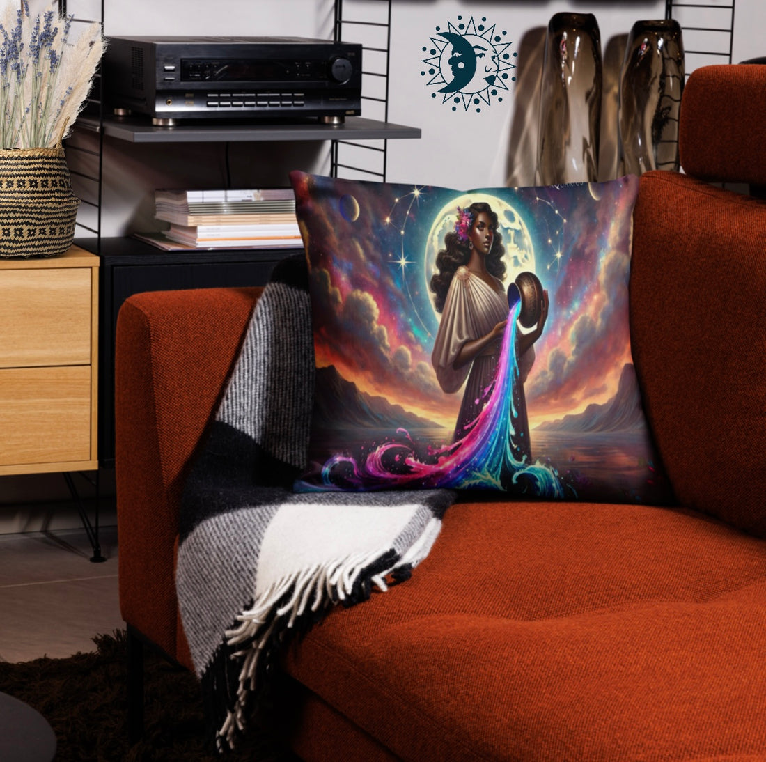 Aquarius ‘Ether Vibes’ - Euro Pillowcase