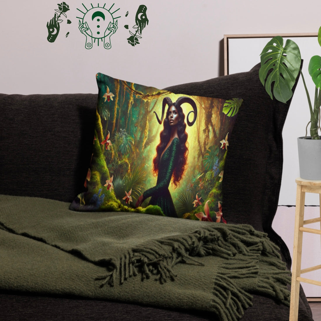Capricorn ‘Sacred Grove’ - Euro Pillowcase
