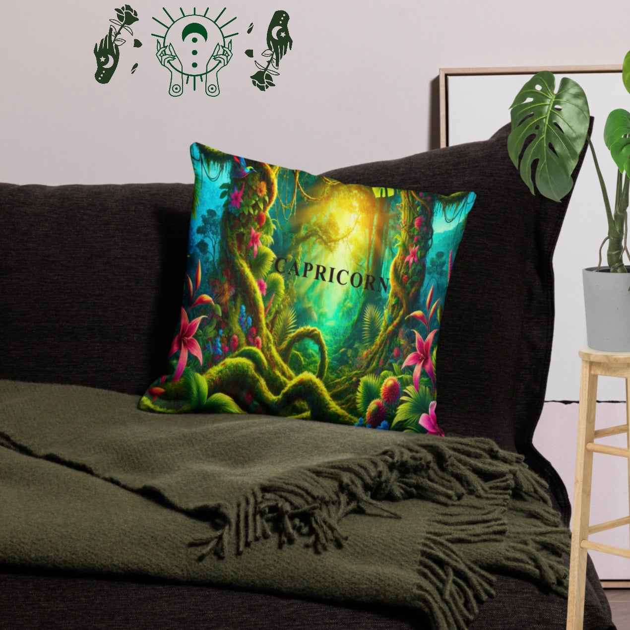 Capricorn ‘Sacred Grove’ - Euro Pillowcase