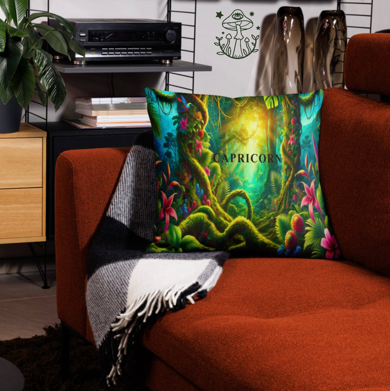 Capricorn ‘Sacred Grove’ - Euro Pillowcase